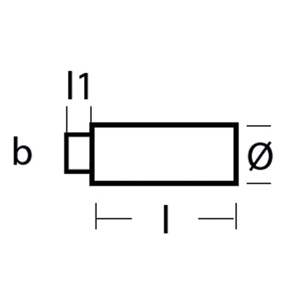 Tecnoseal Lombardini motorzink løs anode zink:10x18 til 1141