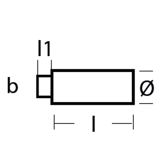Tecnoseal Lombardini motorzink løs anode zink:15x30 til 1141