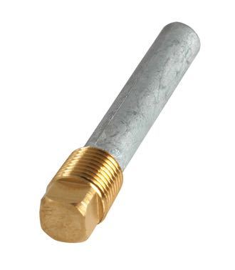 Tecnoseal zink for varmeveksler med 1/4" messingprop