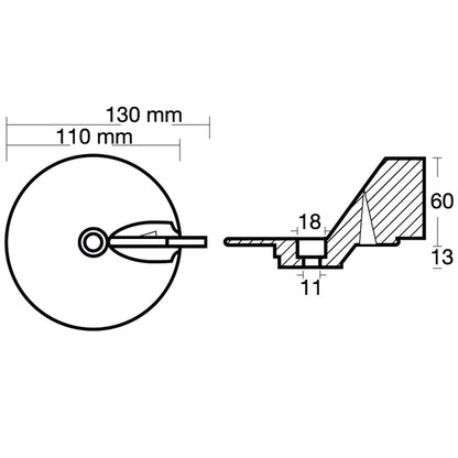 Tecnoseal Zinkanode Johnson 55hk (338742)