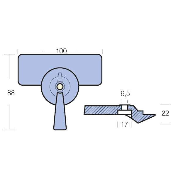 Tecnoseal Zinkanode yamaha  9.9 hk
