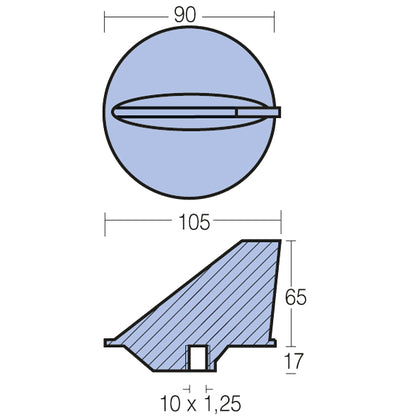 Tecnoseal Zinkanode yamaha 55hk
