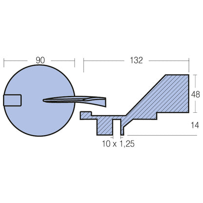 Tecnoseal Zinkanode yamaha 80-100hk 4t