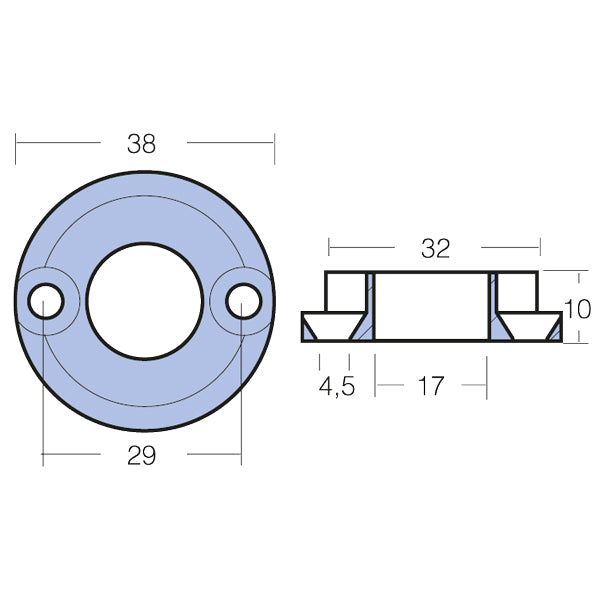 Tecnoseal zinkanode vetus bovpropel kgf 25