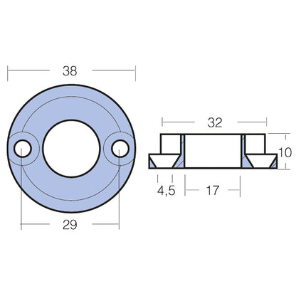 Tecnoseal zinkanode vetus bovpropel kgf 25