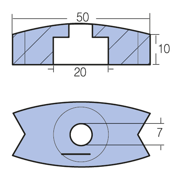 Tecnoseal Zinkanode ql800&1200 bovpropel