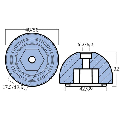 Tecnoseal Zinkanode quick bovpropel btq 185 (tq18500)