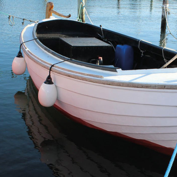 Dan-Fender 814 single øje hvid med sort top
