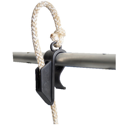 1852 Fenderklips til gelænder Ø22-25mm, tov Ø6-10mm 2-pak