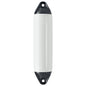 Polyform F01S fender 370x130mm hvid/sort