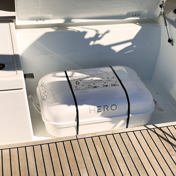 HERO Redningsflåde ISO9650-1 OFFSHORE 10 Pers. i container