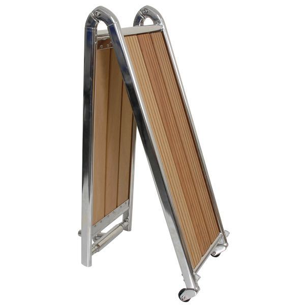 Landgangsbro 160x28cm RF/teak