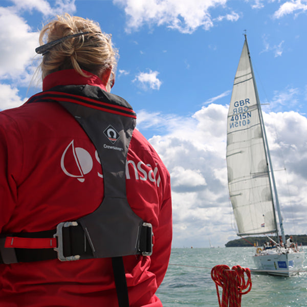 Crewsaver Crewfit 180N Pro Harness, Sort/Rød