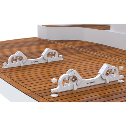 Hurley Davits, Chocks removable, Max 453kg (with deckplates)