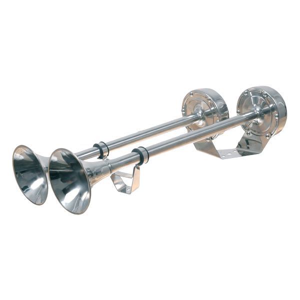 Trompet horn dobbelt 12V aaa 115+5 db