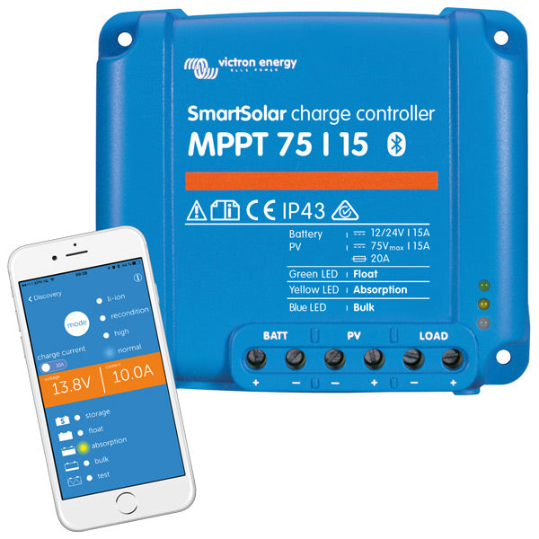 Victron mppt smart 100/50 regulator 700wp 12V /1400wp 24V