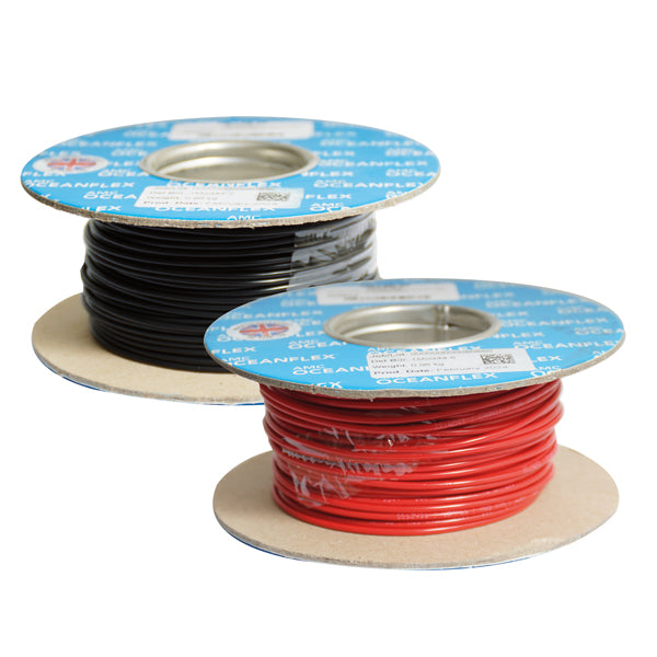OceanFlex marinekabel fortinnet sort 4.0mm2 30m