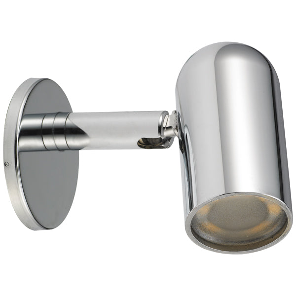 Salonlampe forkromet messing 2W LED 10-30V