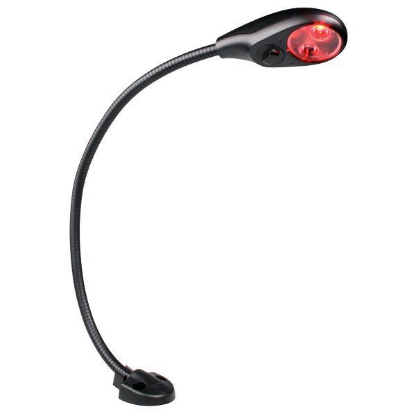 Hella LED kortlampe 15cm 9-30V rød/hvid lys kan dæmpes