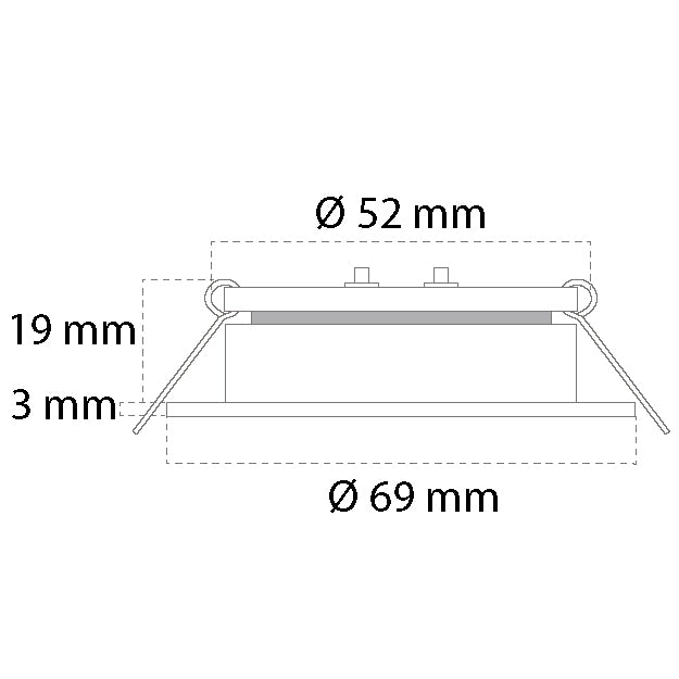 Casolux Maria lille RF stål 3000K 10-32v