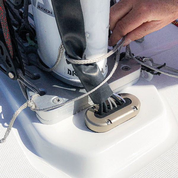 ScanStrut Dæksgennemføring til 4 x <15mm ledninger, Alu