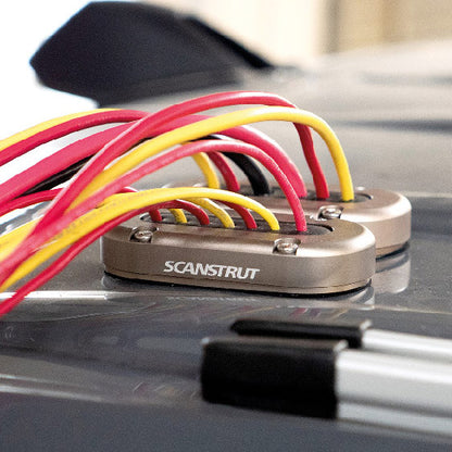 ScanStrut Dæksgennemføring til 4 x <15mm ledninger, Alu