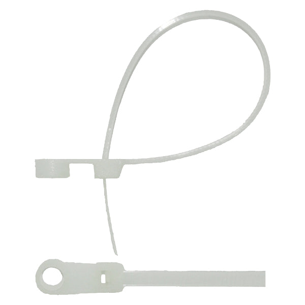 Strips hvid med hul 220 x 4,3mm-20stk