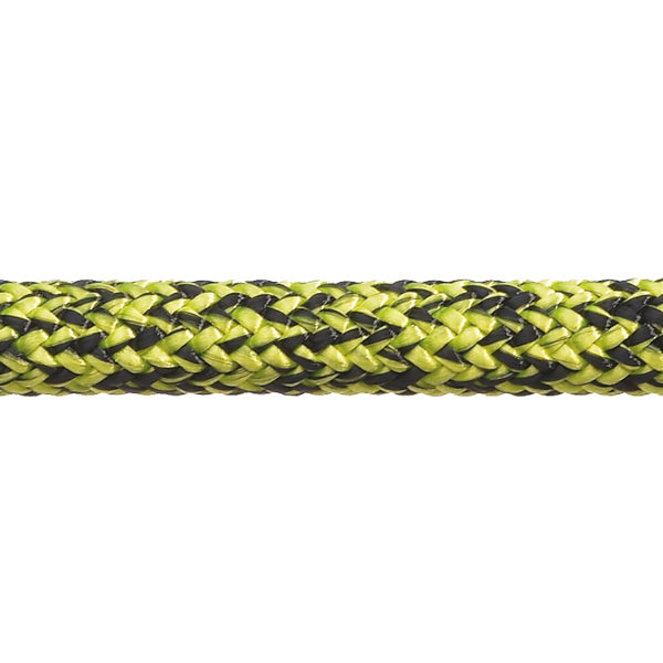 Robline Admiral 7000 Dyneema fald, 6mm Sort/Gul  - 1 mtr