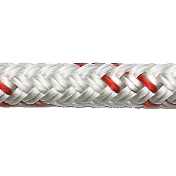 Robline Orion 500, Trimline 2mm Hvid/Rød  - 1 mtr