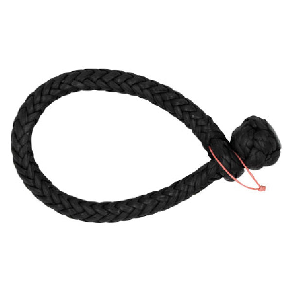 Robline Soft tovsjækel 6mm Sort 90mm 2T