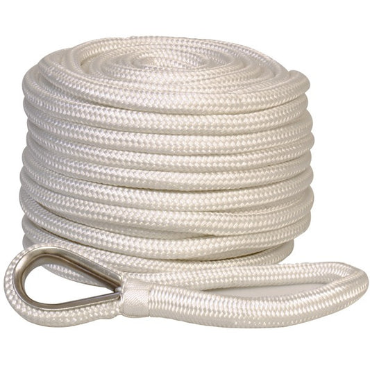 1852 Ankertov flettet polyester med bly 14mm 30m