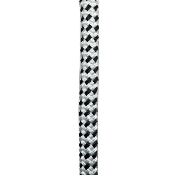 Robline fortøjning dobbelt flettet 18mm 6m hvid/sort