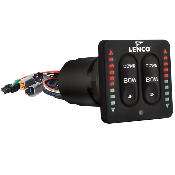 Lenco panel 12/24V med indikator/retractor