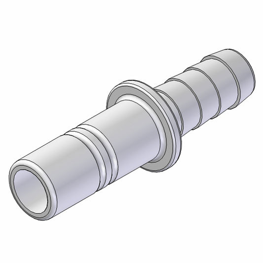 Whale adapter 1/2" flex slange han, Bulk 100stk.