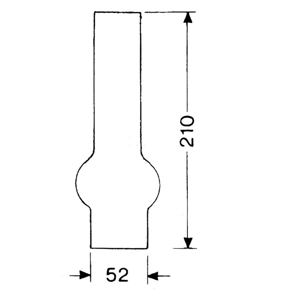 DHR Lampeglas 15" x 210mm