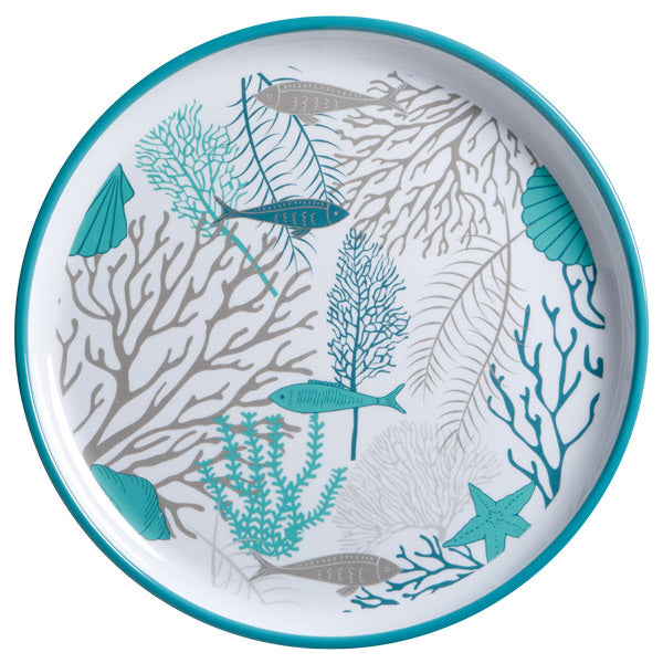 MB Coastal Acqua tallerken Ø25, 6 stk