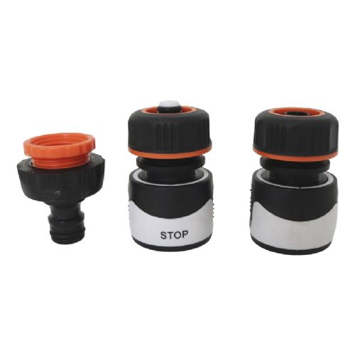 Slangekoblingsæt, 1/2", 3 dele