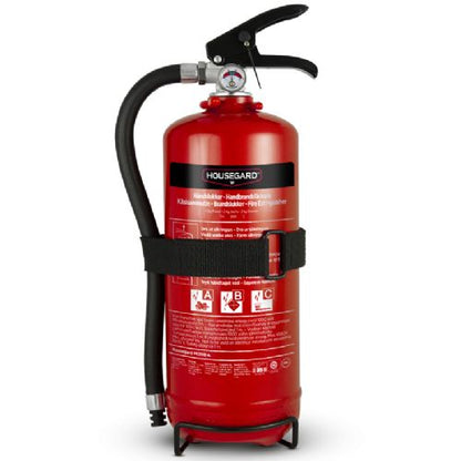 Pulverslukker rød PE2TGH inkl. beslag  2 kg