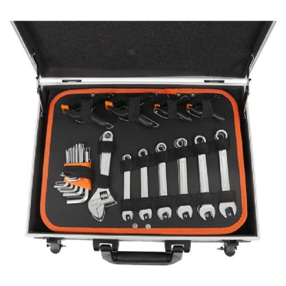 Værktøjskuffert med 107 dele