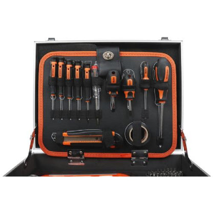 Værktøjskuffert med 107 dele