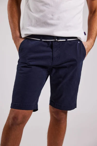 Sebago DKS Bermudashorts med bælte - Dark Navy