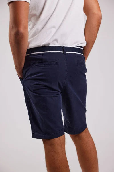 Sebago DKS Bermudashorts med bælte - Dark Navy