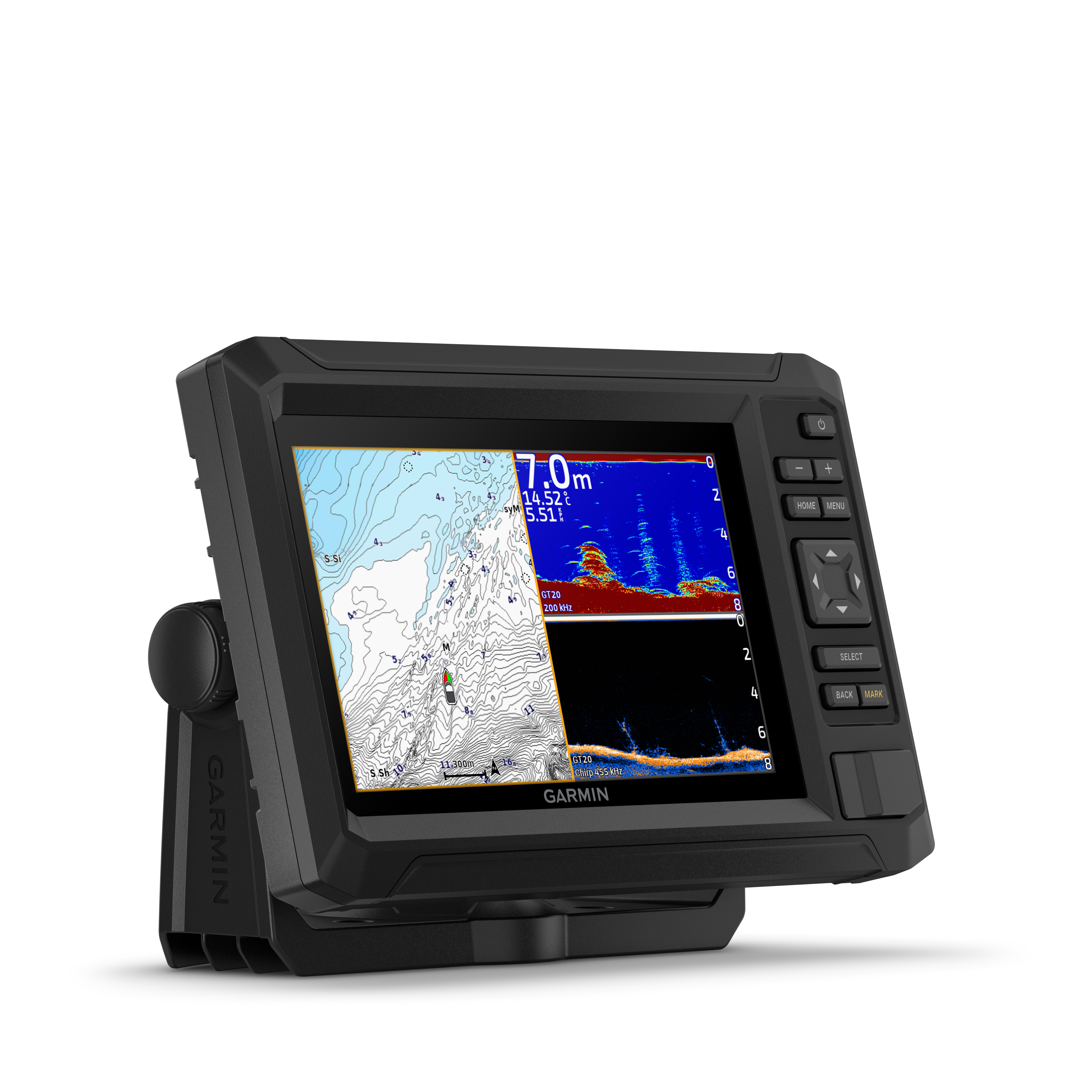 Garmin ECHOMAP™ UHD2 7" plottere, 72cv med GT20-TM transducer