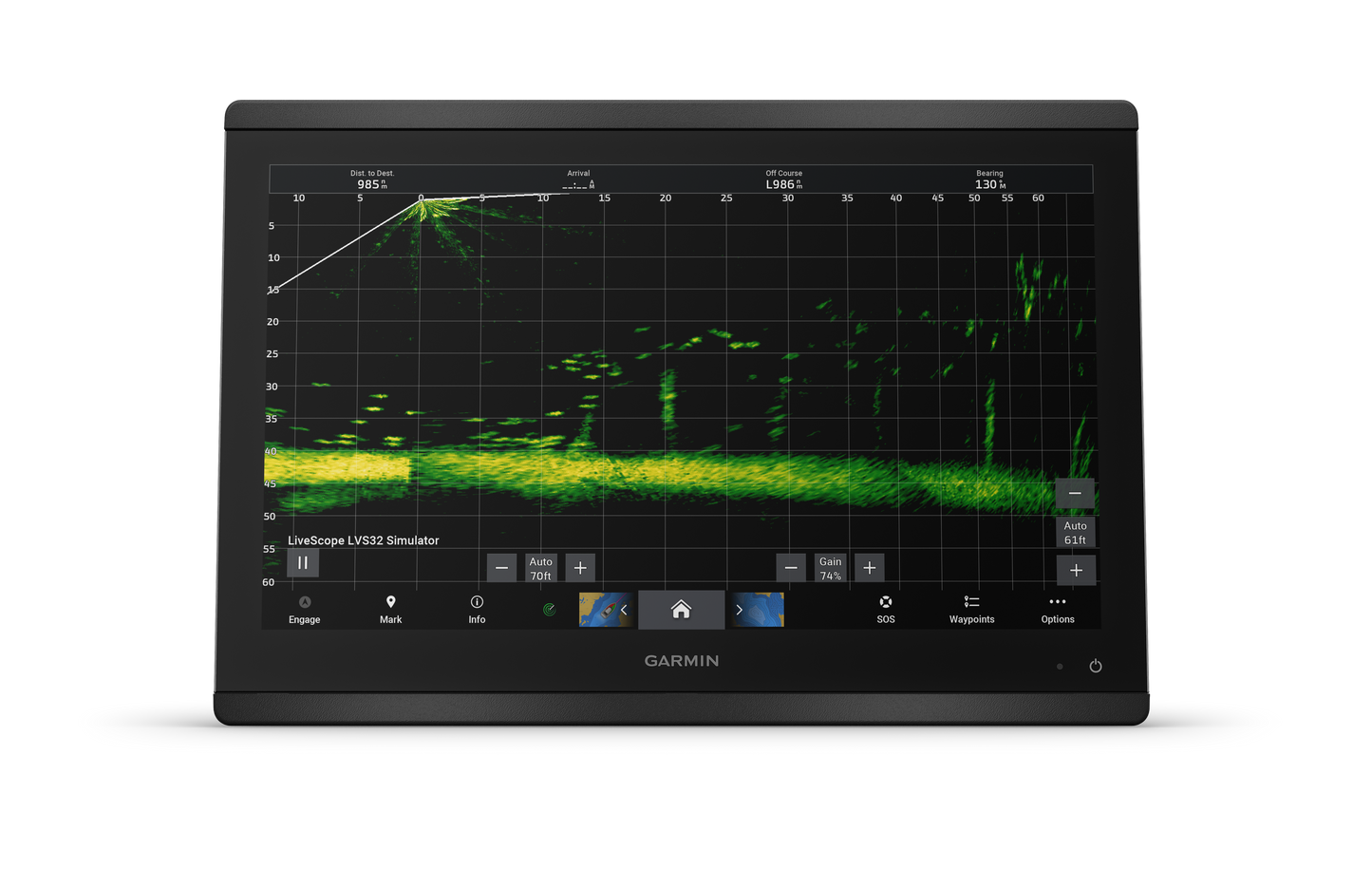 Garmin GPSMAP 8416xsv Kortplotter 16" Touchscreen