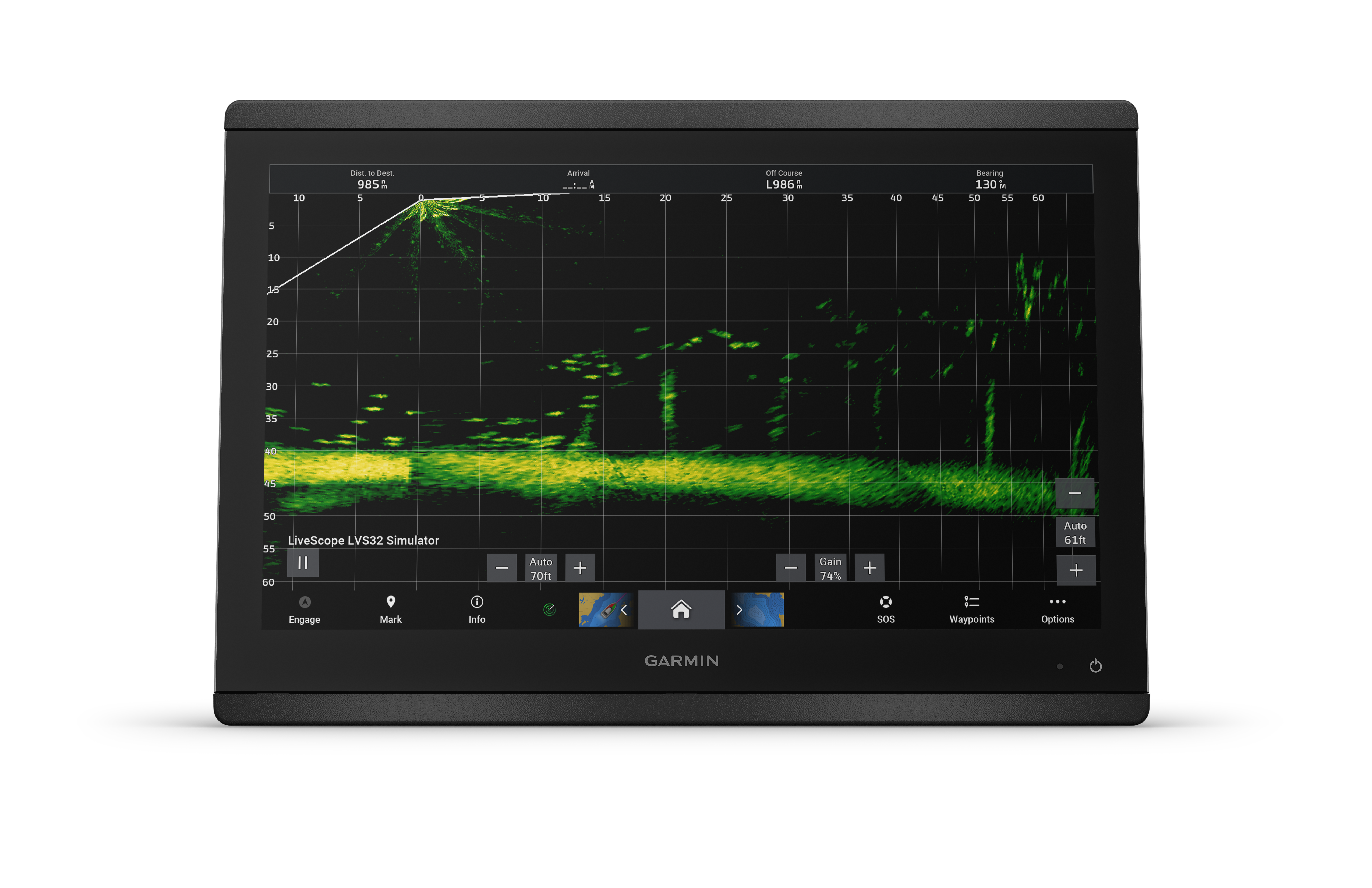 Garmin GPSMAP 8416 Kortplotter 16" Touchscreen