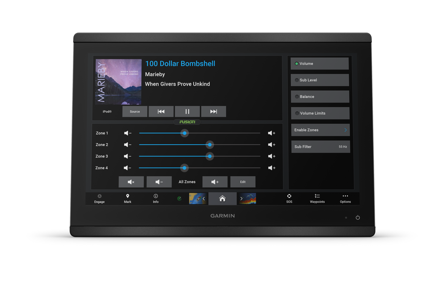 Garmin GPSMAP 8416xsv Kortplotter 16" Touchscreen