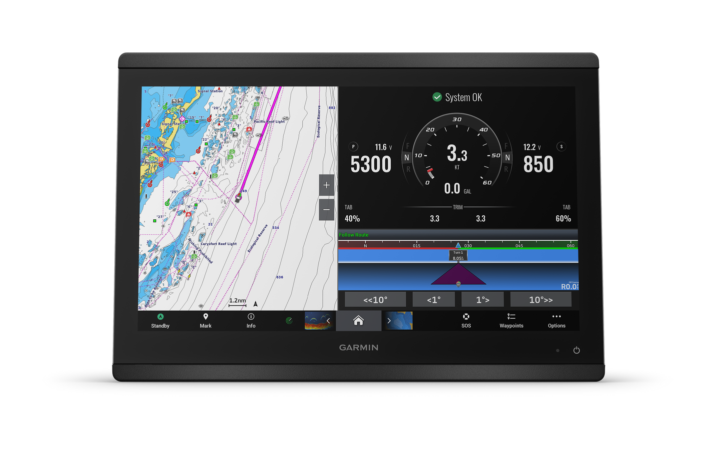 Garmin GPSMAP 8416xsv Kortplotter 16" Touchscreen
