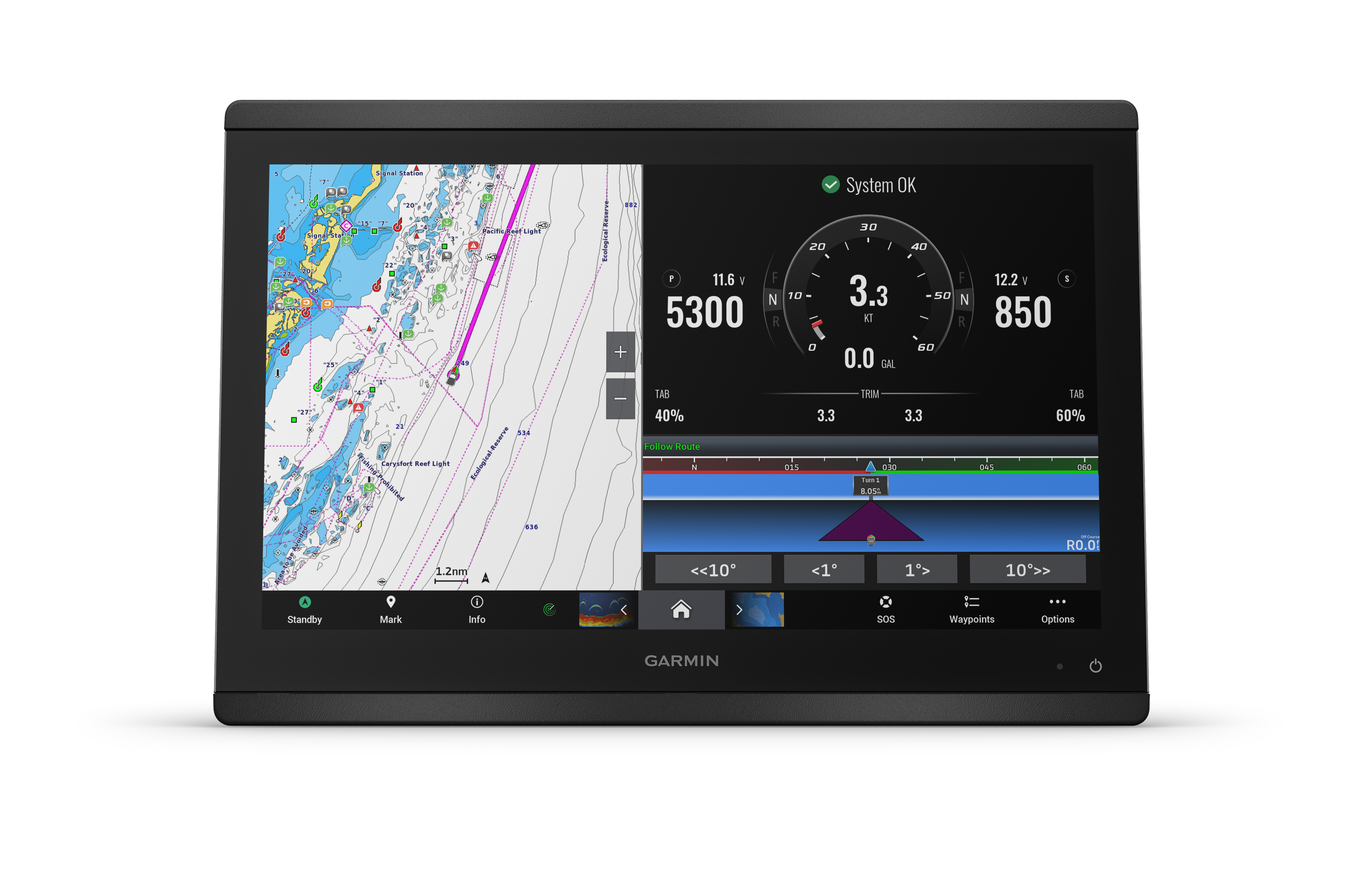Garmin GPSMAP 8416 Kortplotter 16" Touchscreen