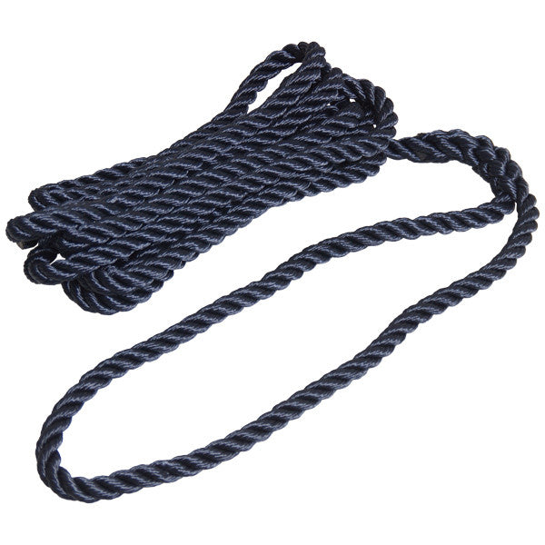 Robline Fortøjningstov 3-Slået Navy - PP Multifilament med Øje