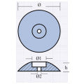 Tecnoseal Zink tallerken anode sæt Ø70mm 250 gr